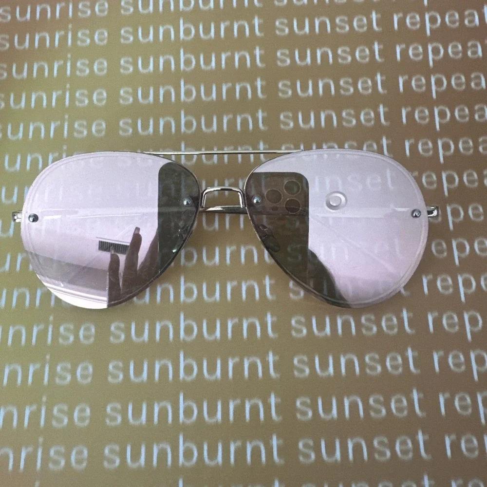 WOMEN'S TEEN'S‎ FASHION COLORFUL SUMMER SUNGLASSES SET OF 4 NEW